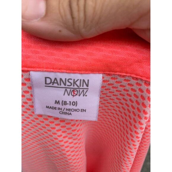 🍒 2/$20 🍒  Zip Up Jacket Orange & Mint Green Trim, Pockets & Thumb Loops sz M - Picture 5 of 5